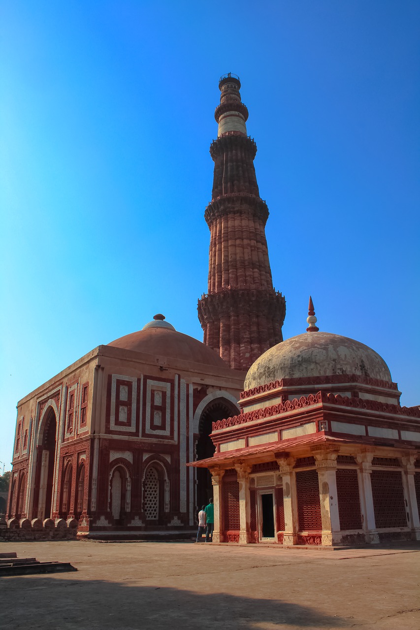 qutubminar, india, monument, delhi has 3 world heritages