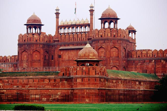 Red fort delhi has 3 world heritages