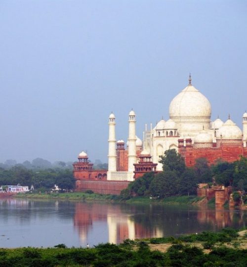 attractive beauty of Taj Mahal